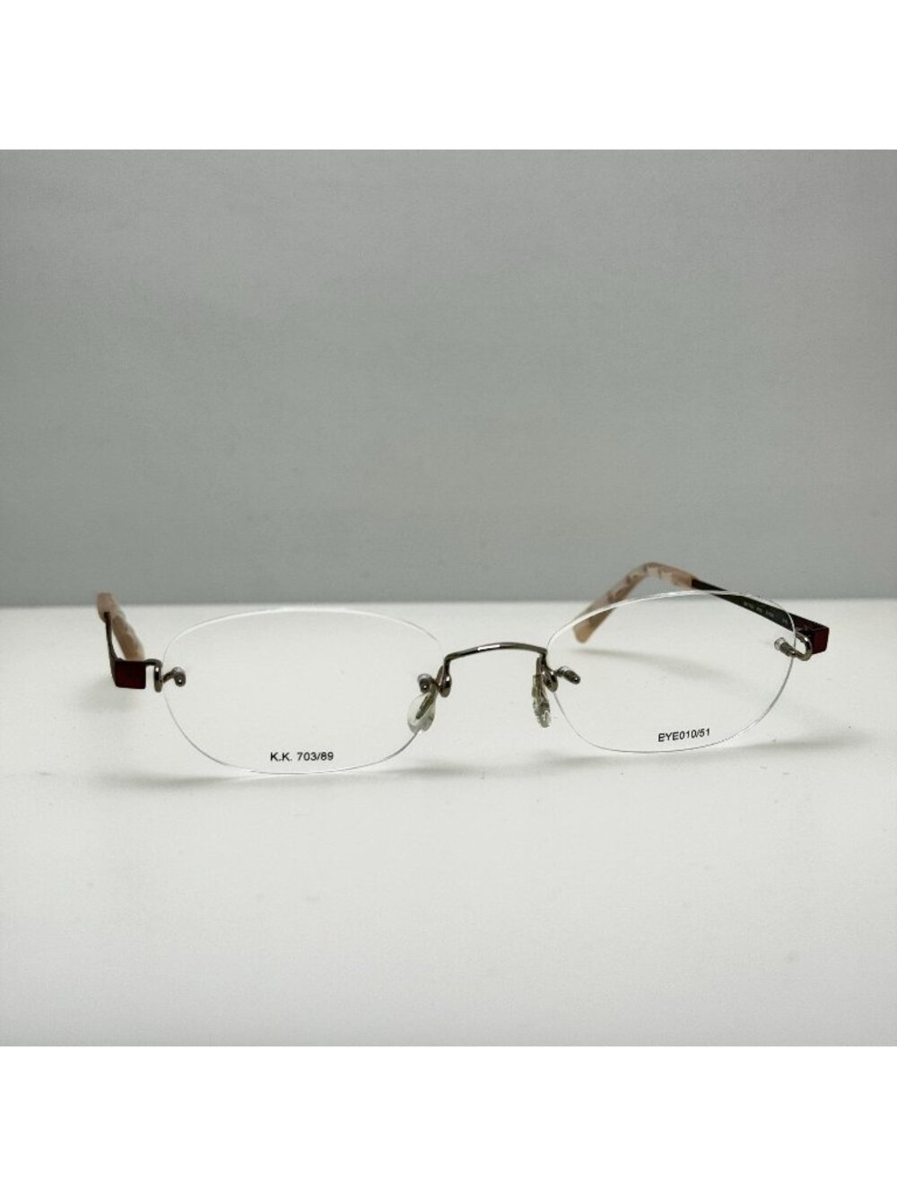 Kazuo Kawasaki Eyeglasses Eye Glasses Frames MP 703 89 Titan 19-140  Japan